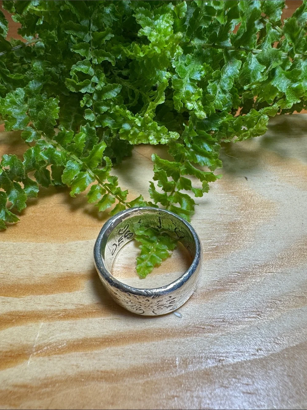 Sundance Jes Maharry Silver Tree Band Ring - Picture 2 of 5